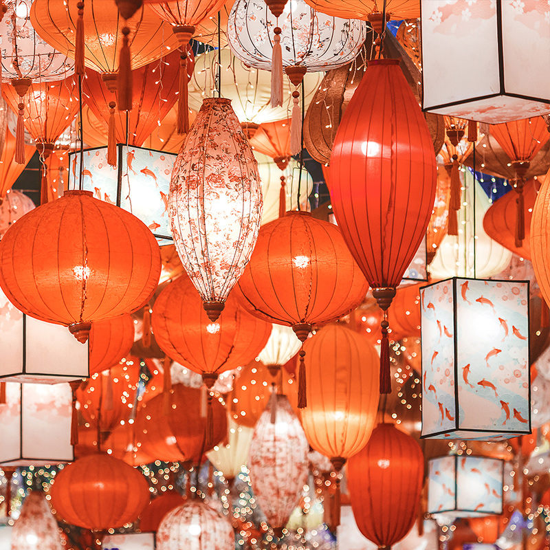 Japanese Lantern Paper - الرجعية الصينية فانوس التقليدية اليابانية فيتنام