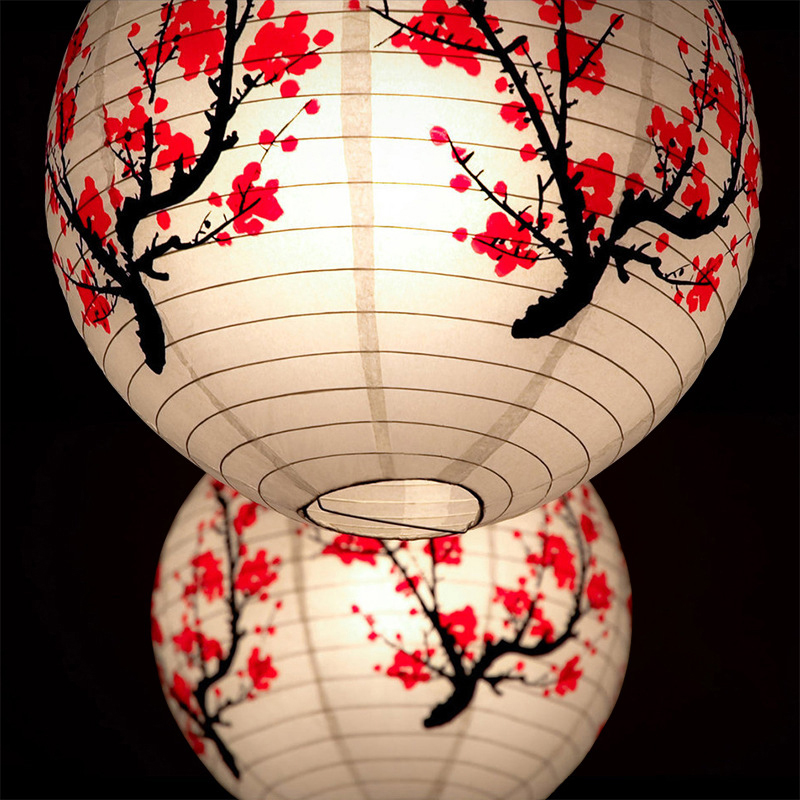 Japanese Lantern Paper - 30 سنتيمتر النمط الياباني حفل زفاف