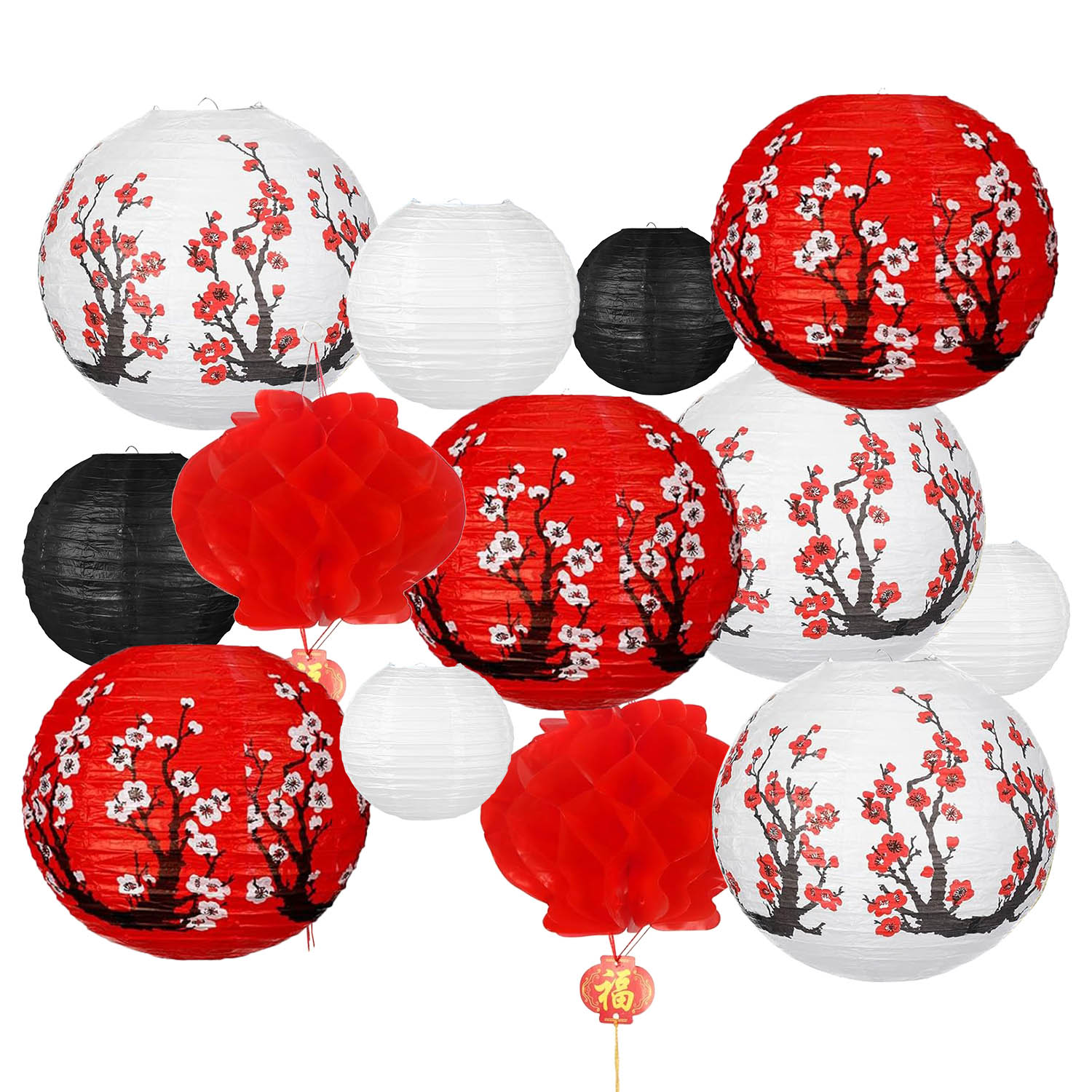 Japanese Lantern Paper - فوانيس ورقية معلقة يابانية صينية مع