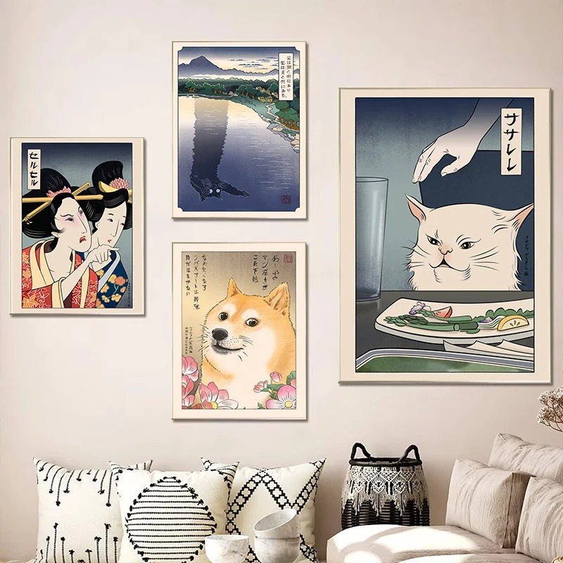 اليابانية Ukiyoe نمط المشارك ط - مراجعة Japanese Lifestyle At Home وسعره