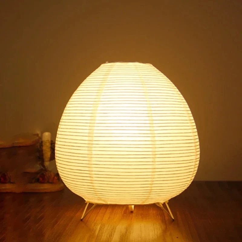 مصباح طاولة ليد ياباني من ورق  - مراجعة Japanese Lantern Paper وسعره
